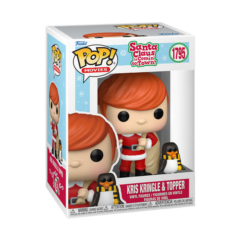 Pop! & Buddy Kris Kringle & Topper