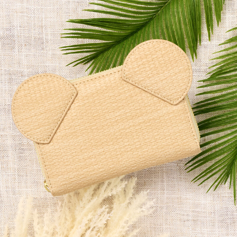 MICKEY MOUSE STRAW COSPLAY ZIP AROUND WALLET - DISNEY