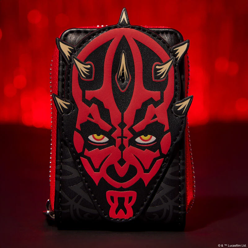 DARTH MAUL ACCORDION WALLET - PHANTOM MENACE 25TH ANNIVERSARY