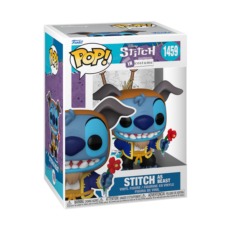 STITCH AS BEAST - STITCH IN COSTUME