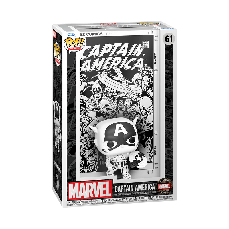 CAPTAIN AMERICA (BLACK AND WHITE) - CAPTAIN AMERICA #112 MARVEL POP! COMIC COVER