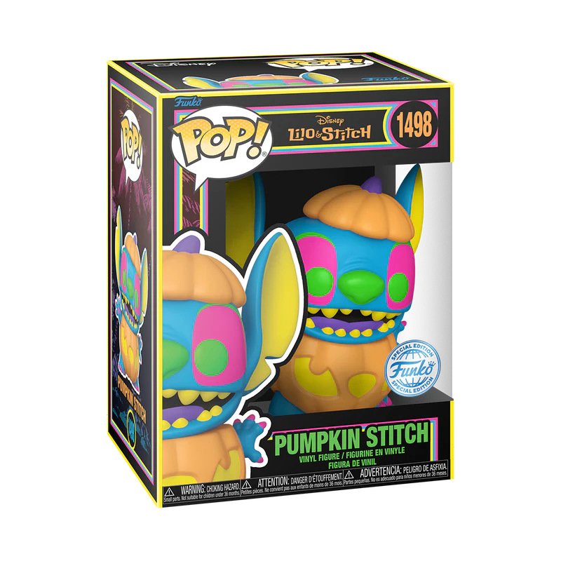 PUMPKIN STITCH (BLACK LIGHT) - LILO AND STITCH
