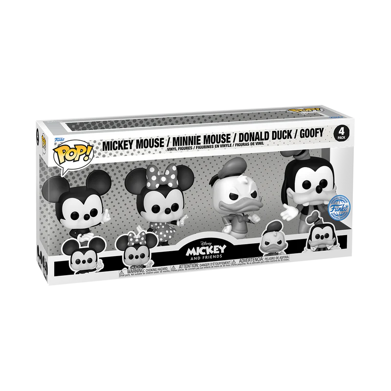 MICKEY AND FRIENDS (BLACK AND WHITE) - DISNEY