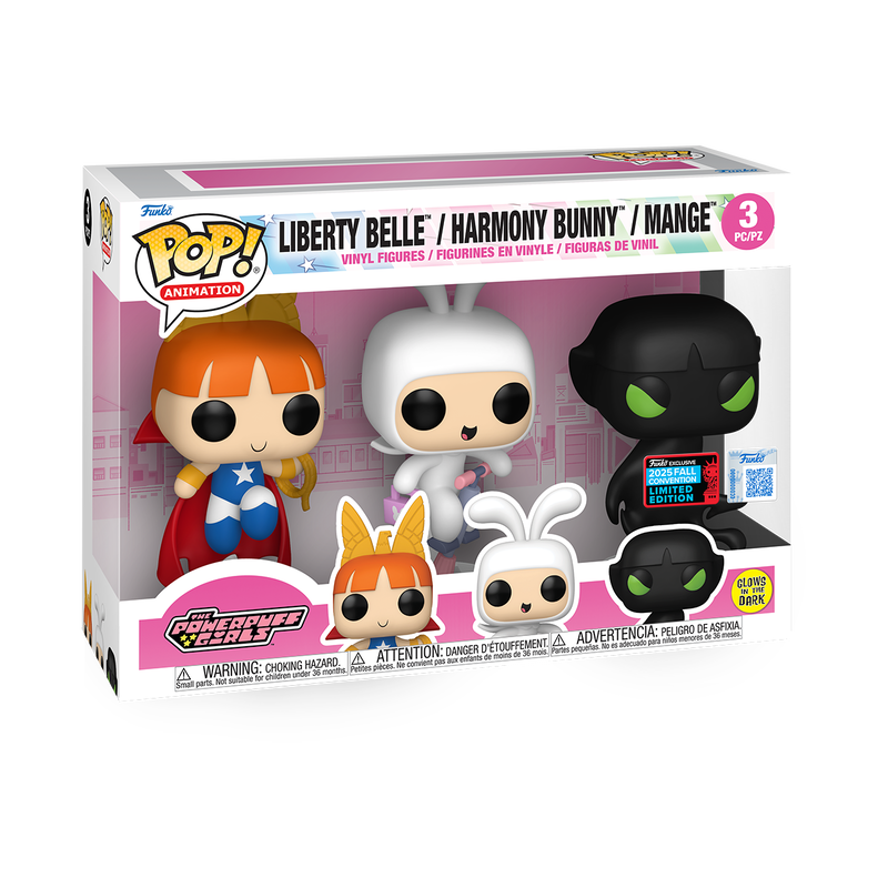 Pop! Powerpuff Girls (Glow) 3-Pack
