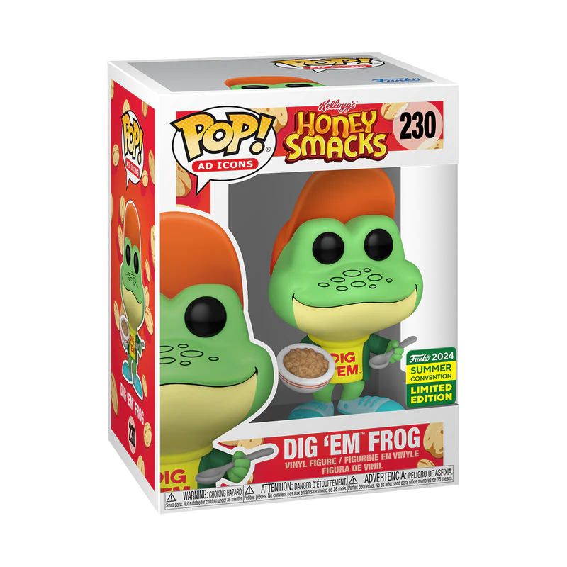 DIG 'EM FROG - KELLOGG'S HONEY SMACKS