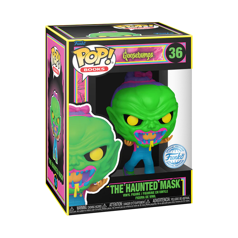 THE HAUNTED MASK (BLACK LIGHT) - GOOSEBUMPS