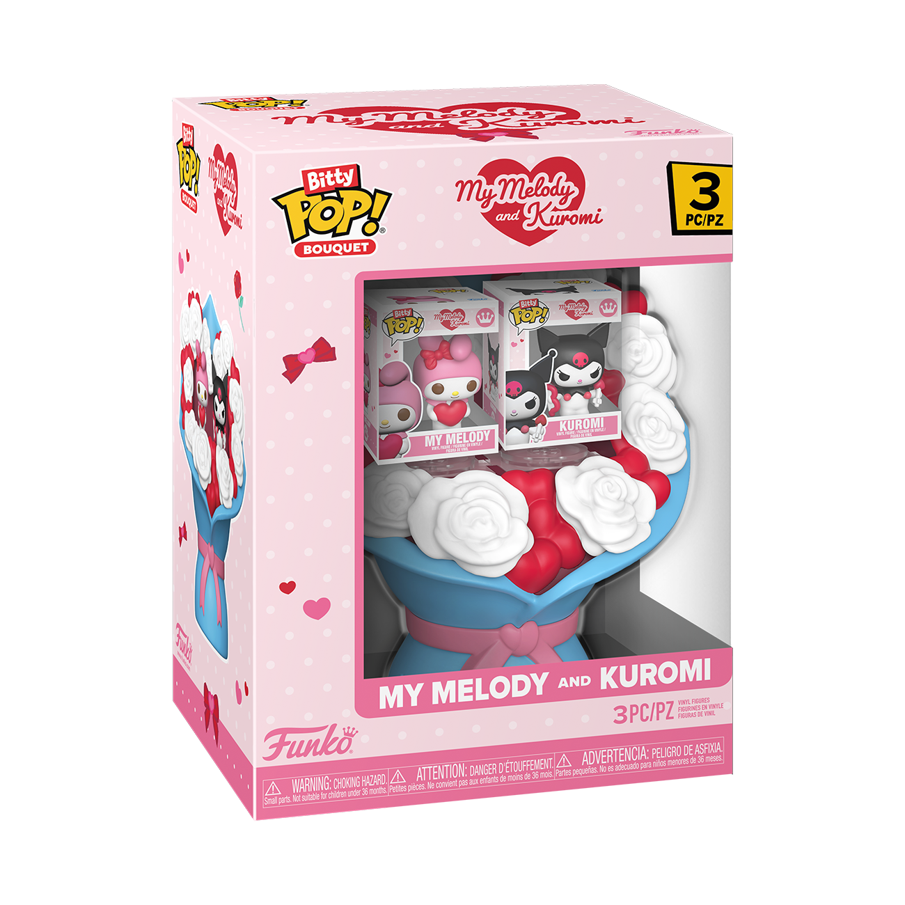 Bitty Pop! Bouquet My Melody & Kuromi (Valentine)