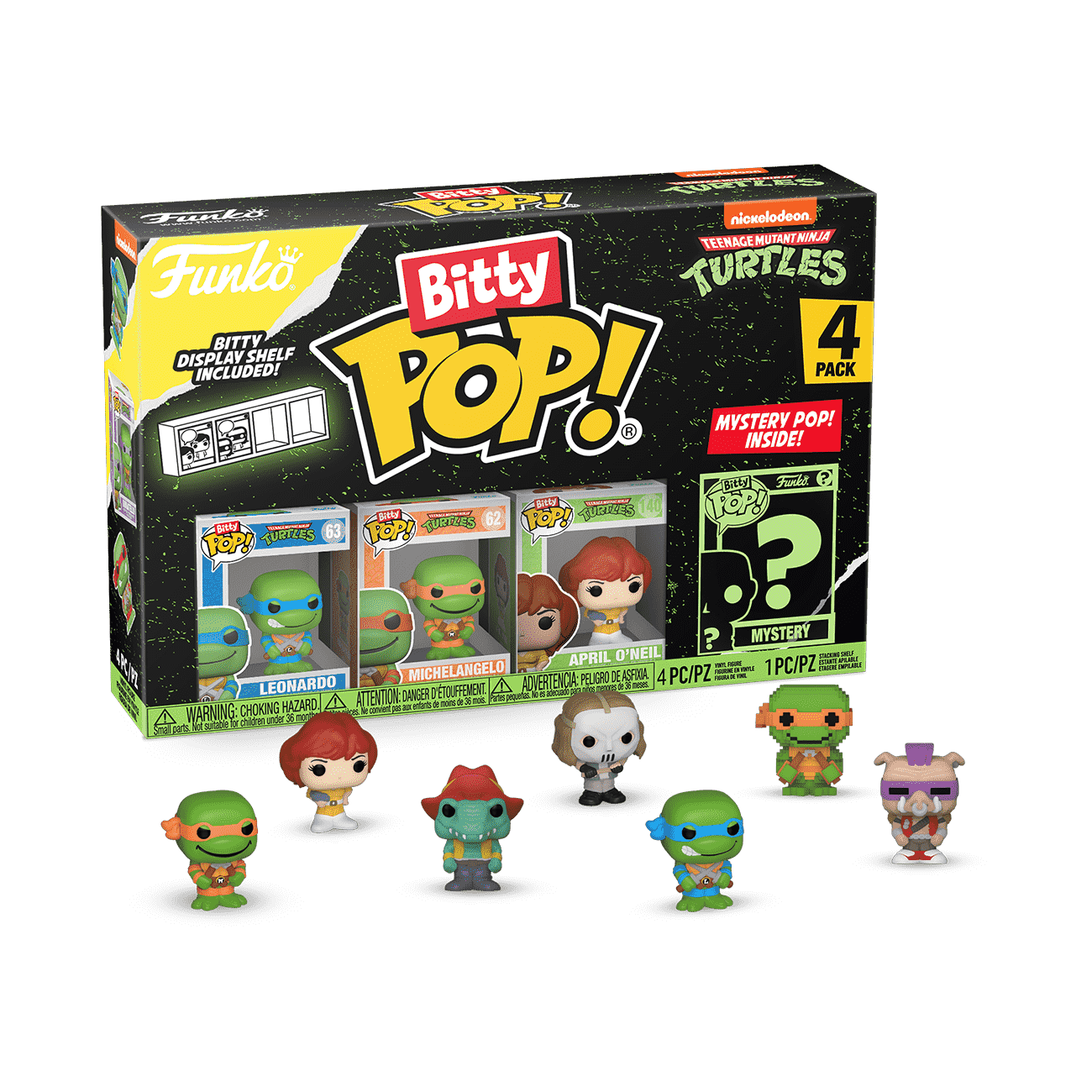 Bitty Pop! Teenage Mutant Ninja Turtles 4-Pack Series 1