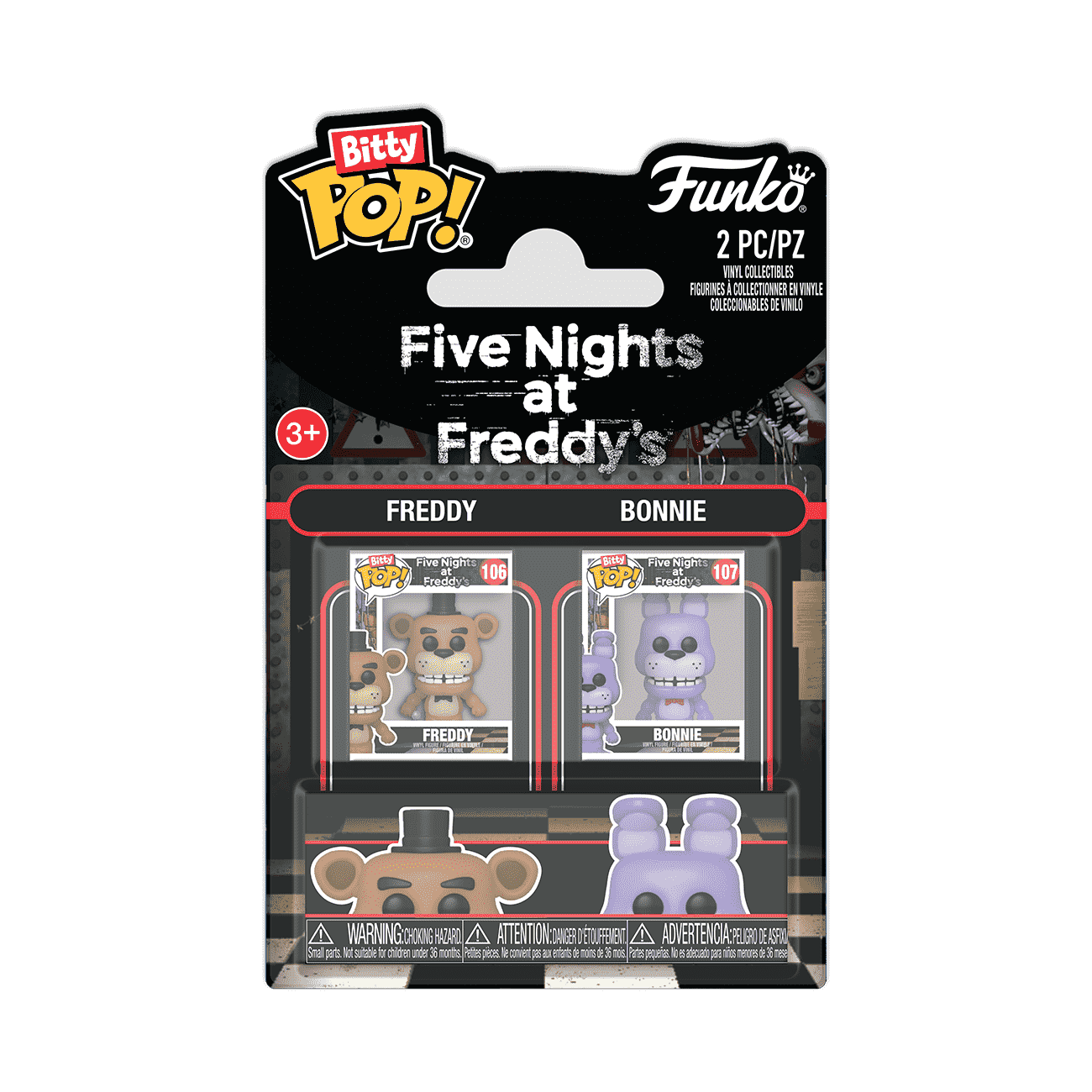 Bitty Pop! Freddy Fazbear & Bonnie the Rabbit 2-Pack