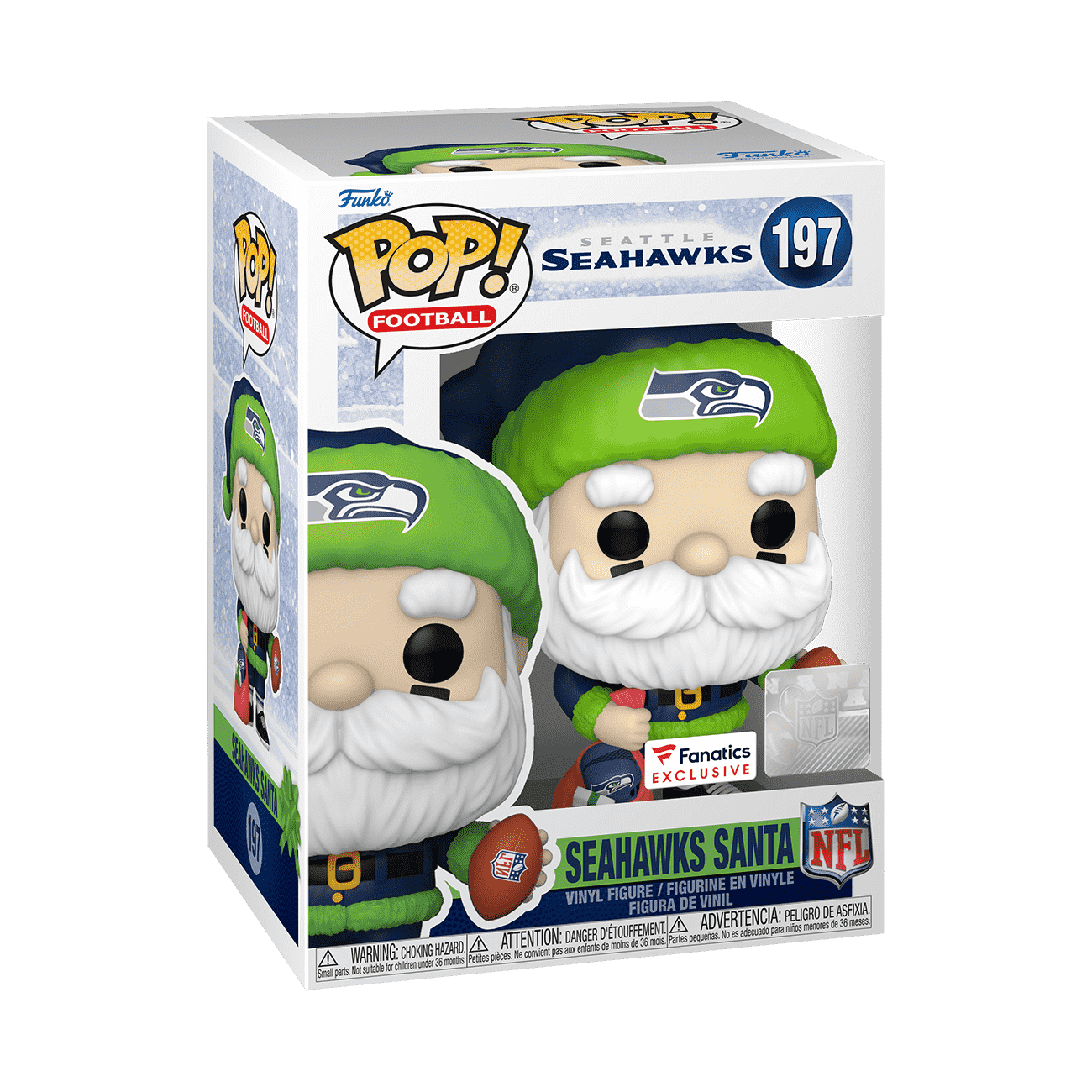 Pop! Seahawks Santa