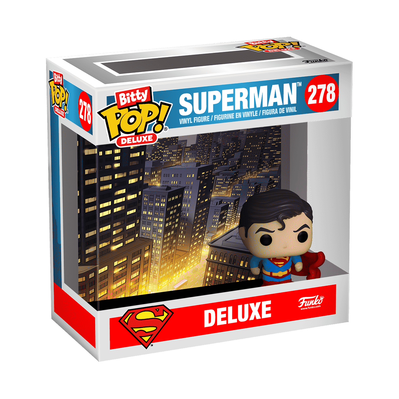 Bitty Pop! Deluxe Superman (Cityscape)