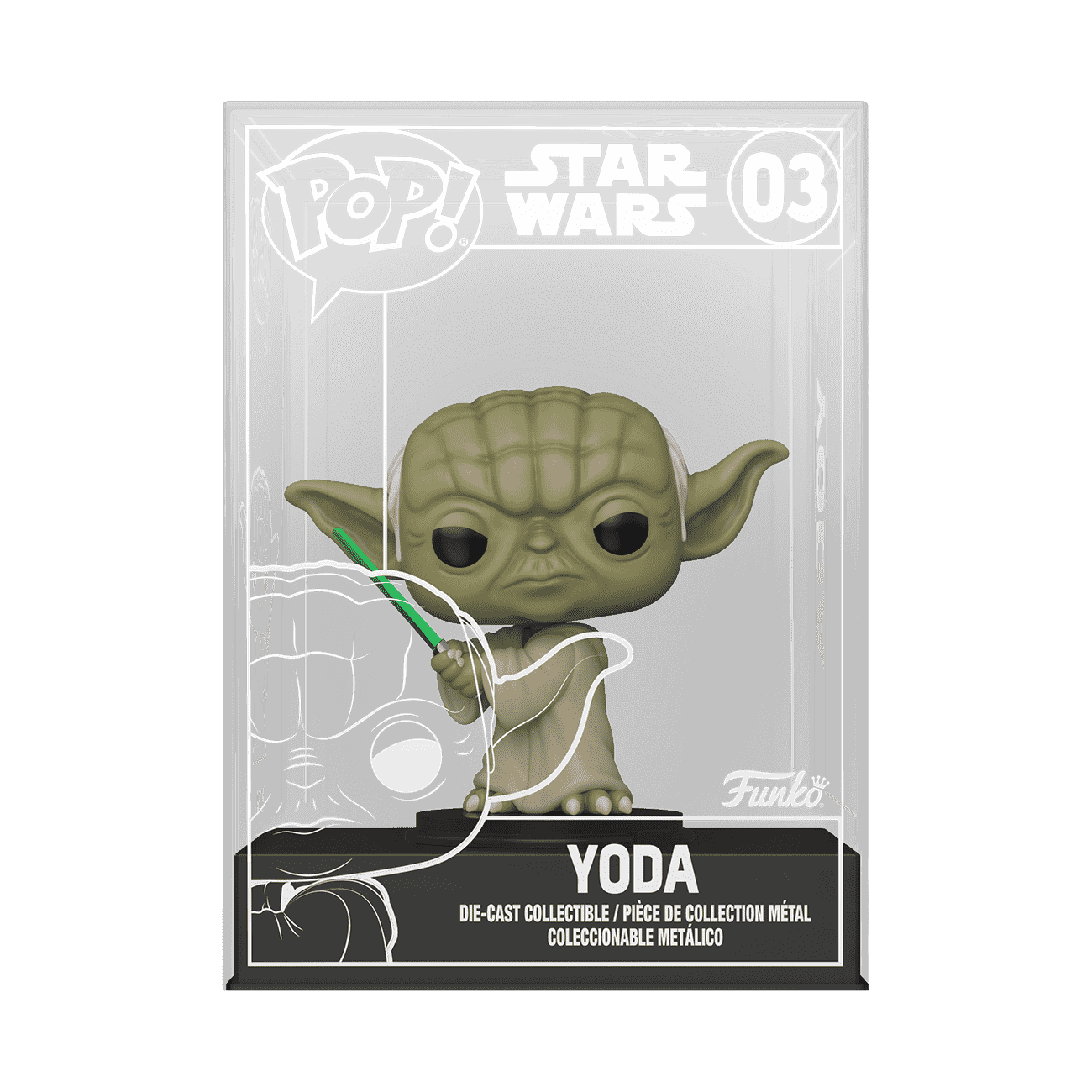 Pop! Die-Cast Yoda with Lightsaber