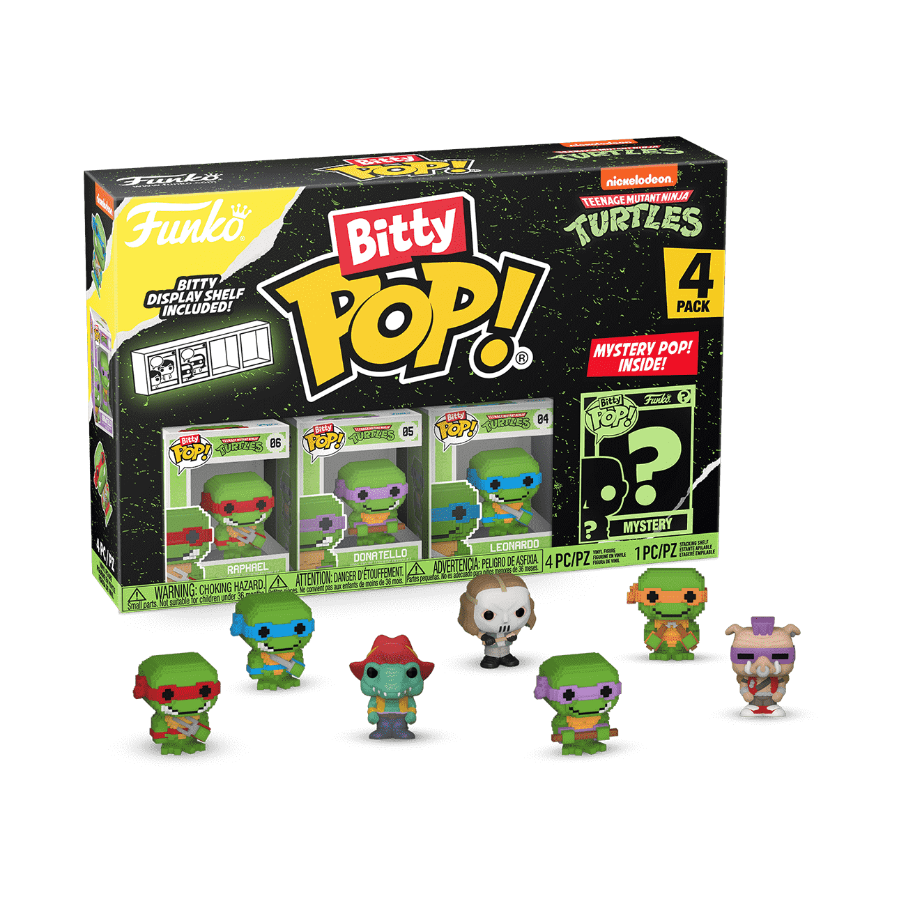 Bitty Pop! Teenage Mutant Ninja Turtles 4-Pack Series 4