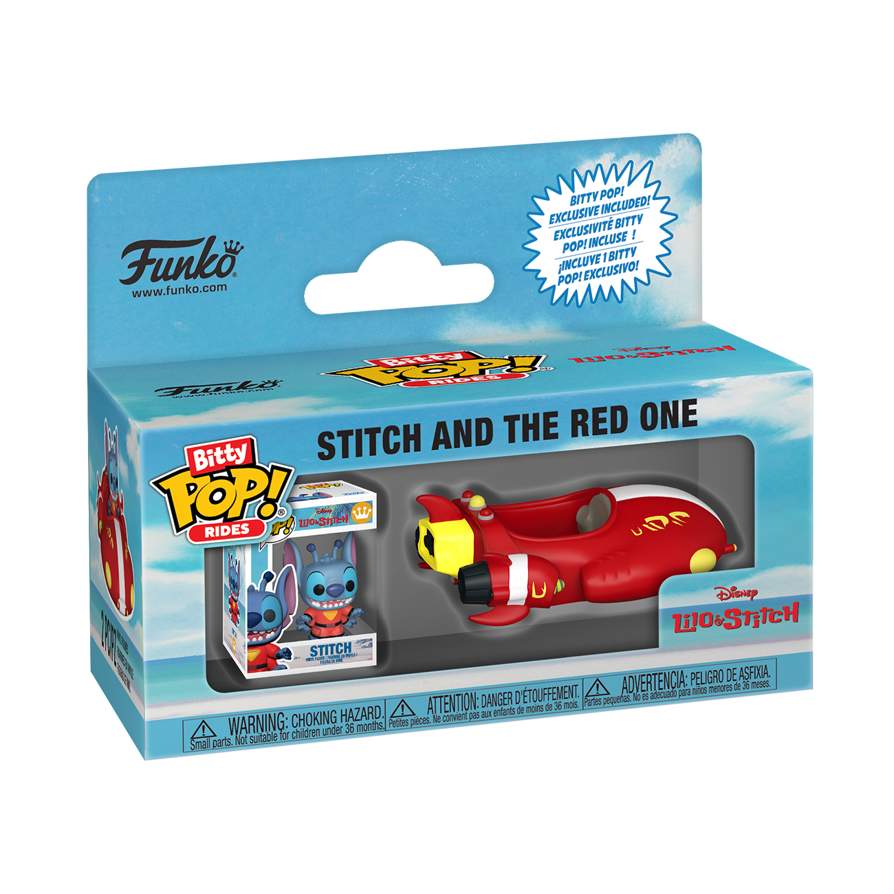 Bitty Pop! Rides Stitch and The Red One