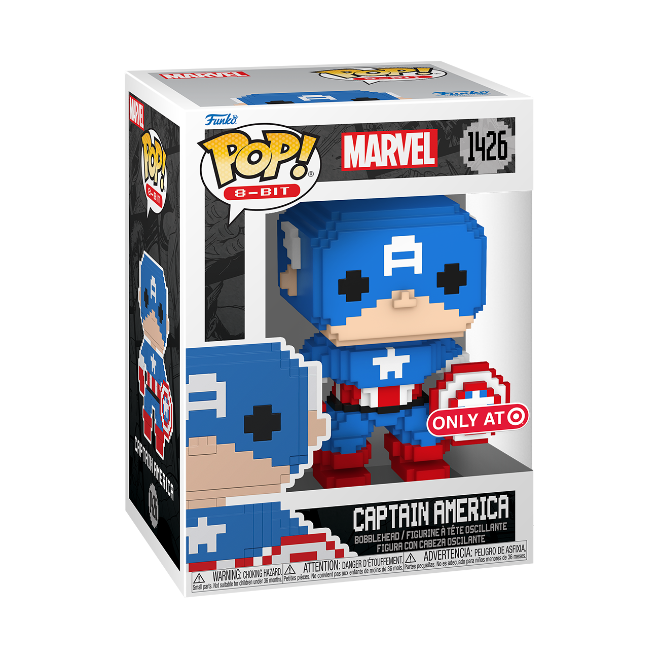 Pop! 8-Bit Captain America