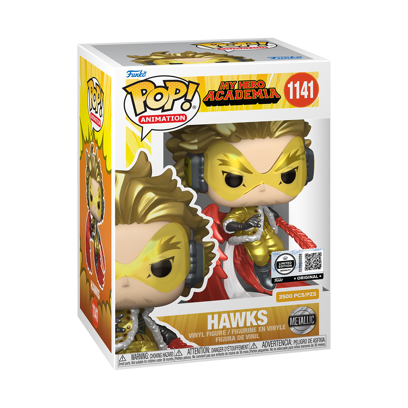 Pop! Hawks (Metallic) with Pop! Protector