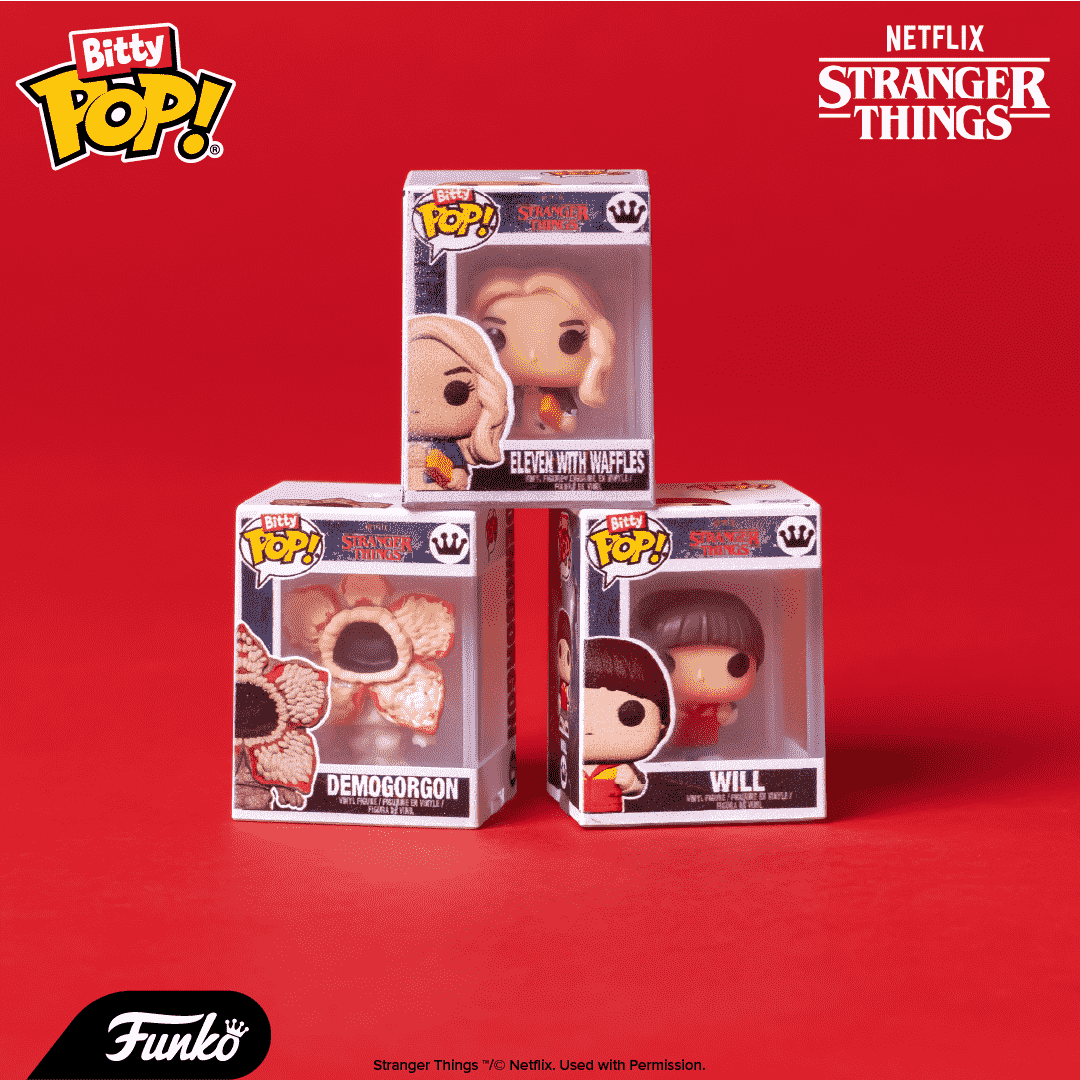 Bitty Pop! Stranger Things 4-Pack Series 1