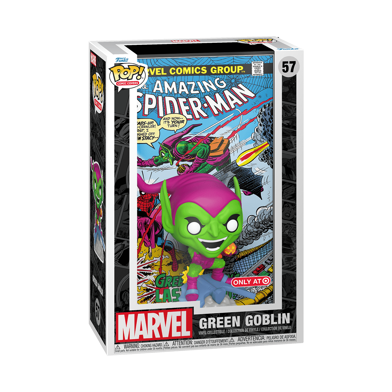 Pop! Comic Covers The Amazing Spider-Man #122 (Green Goblin)