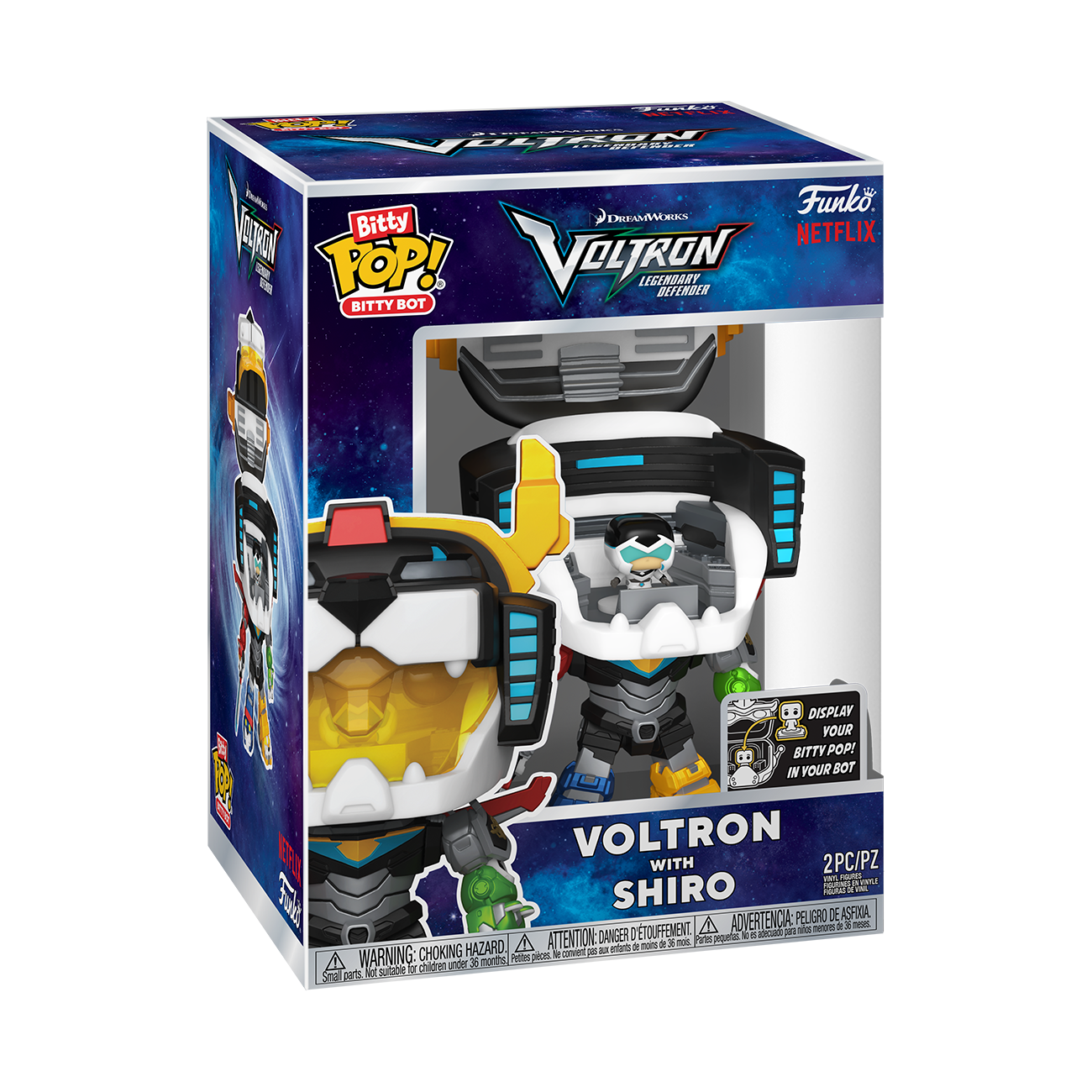 Bitty Pop! Bitty Bot Voltron with Shiro