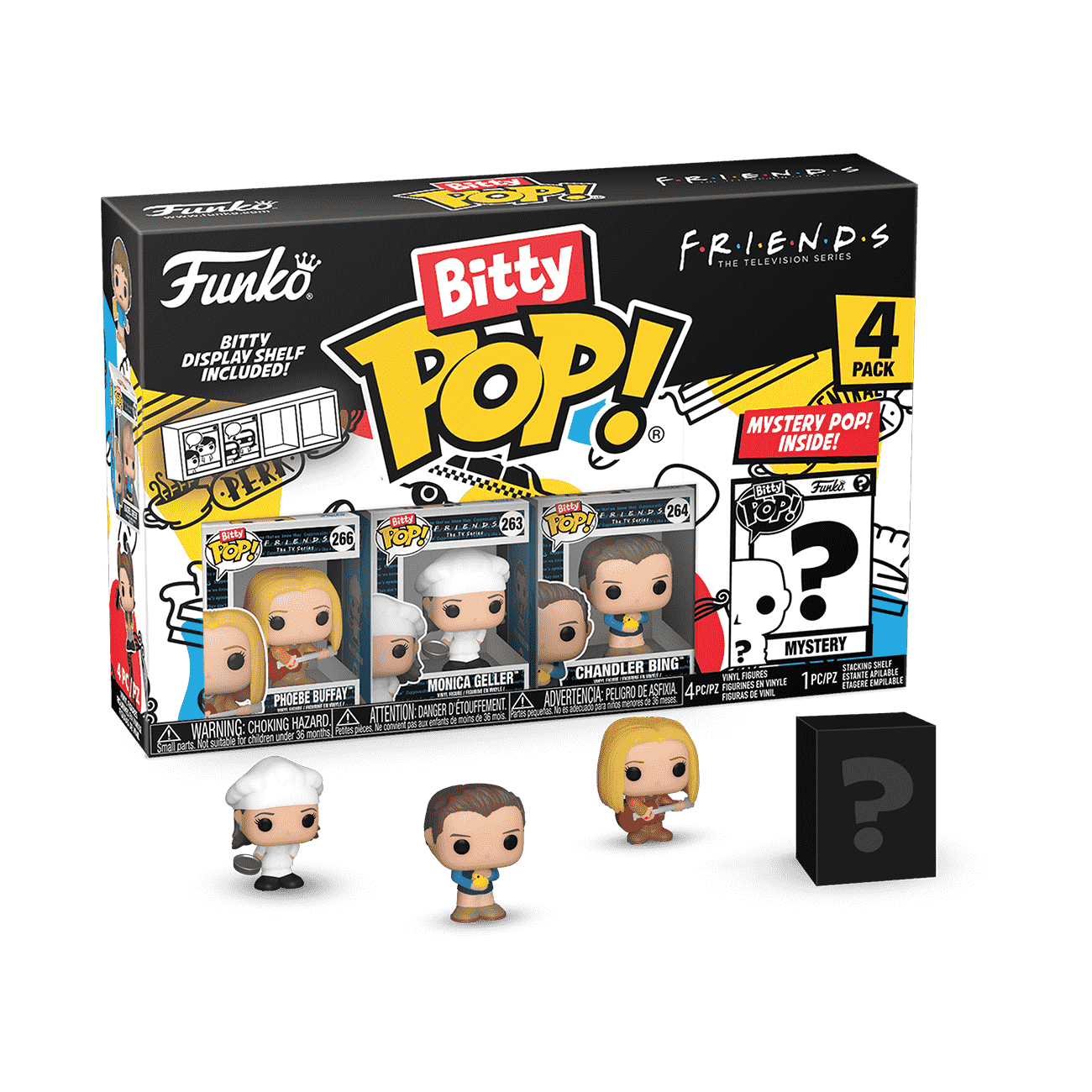 Bitty Pop! Friends 4-Pack Series 4