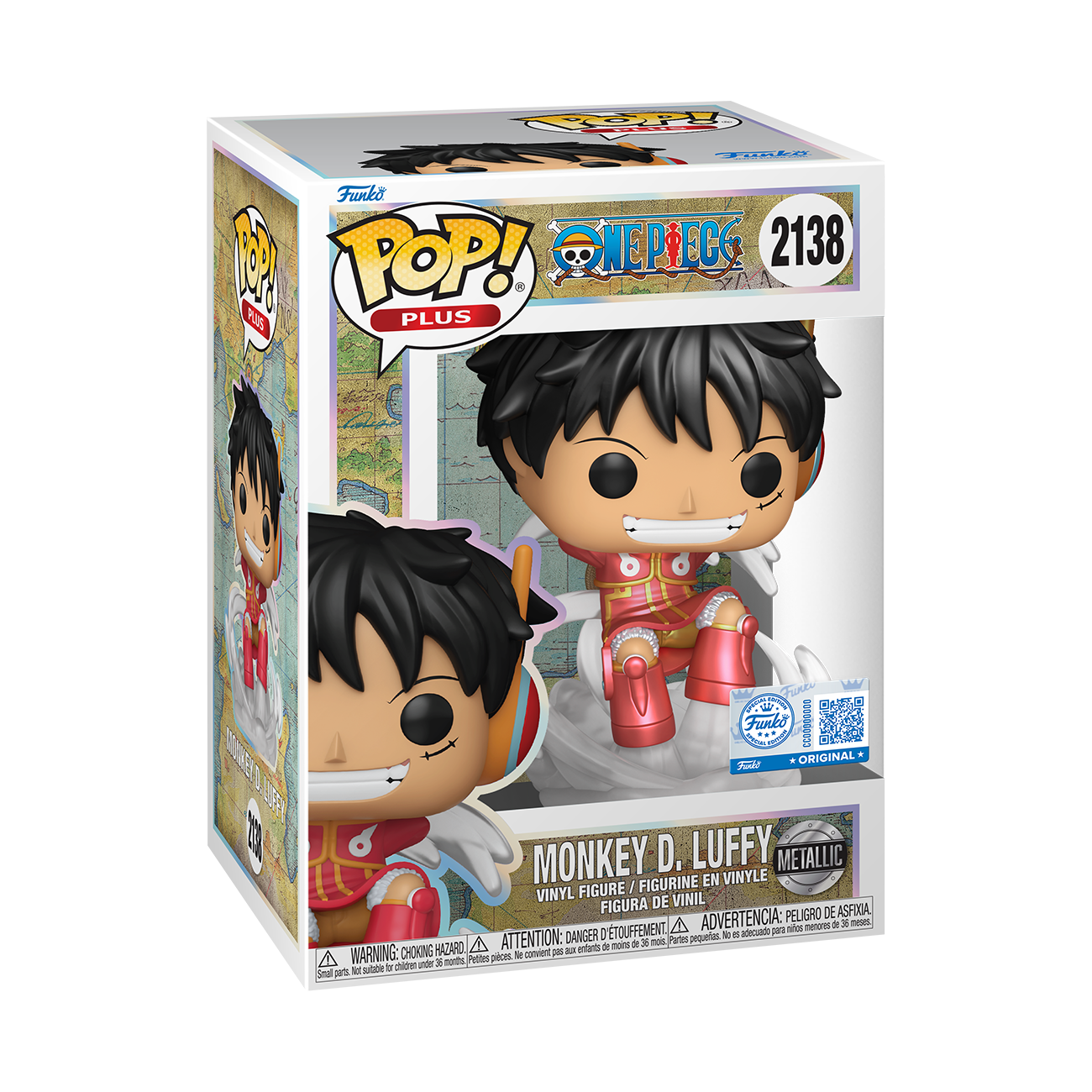 Pop! Plus Monkey D. Luffy (Egghead Arc) (Metallic)