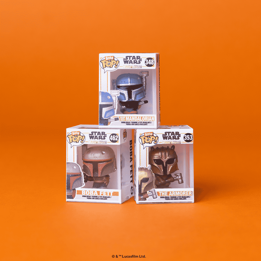 Bitty Pop! Star Wars The Mandalorian 4-Pack Series 1