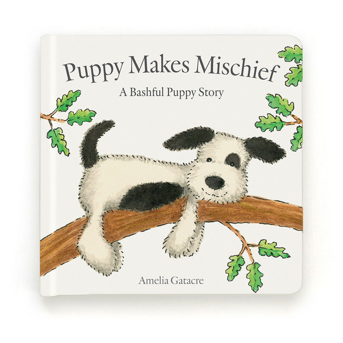Puppy Makes Mischief Book and Bashful Puppy Medium