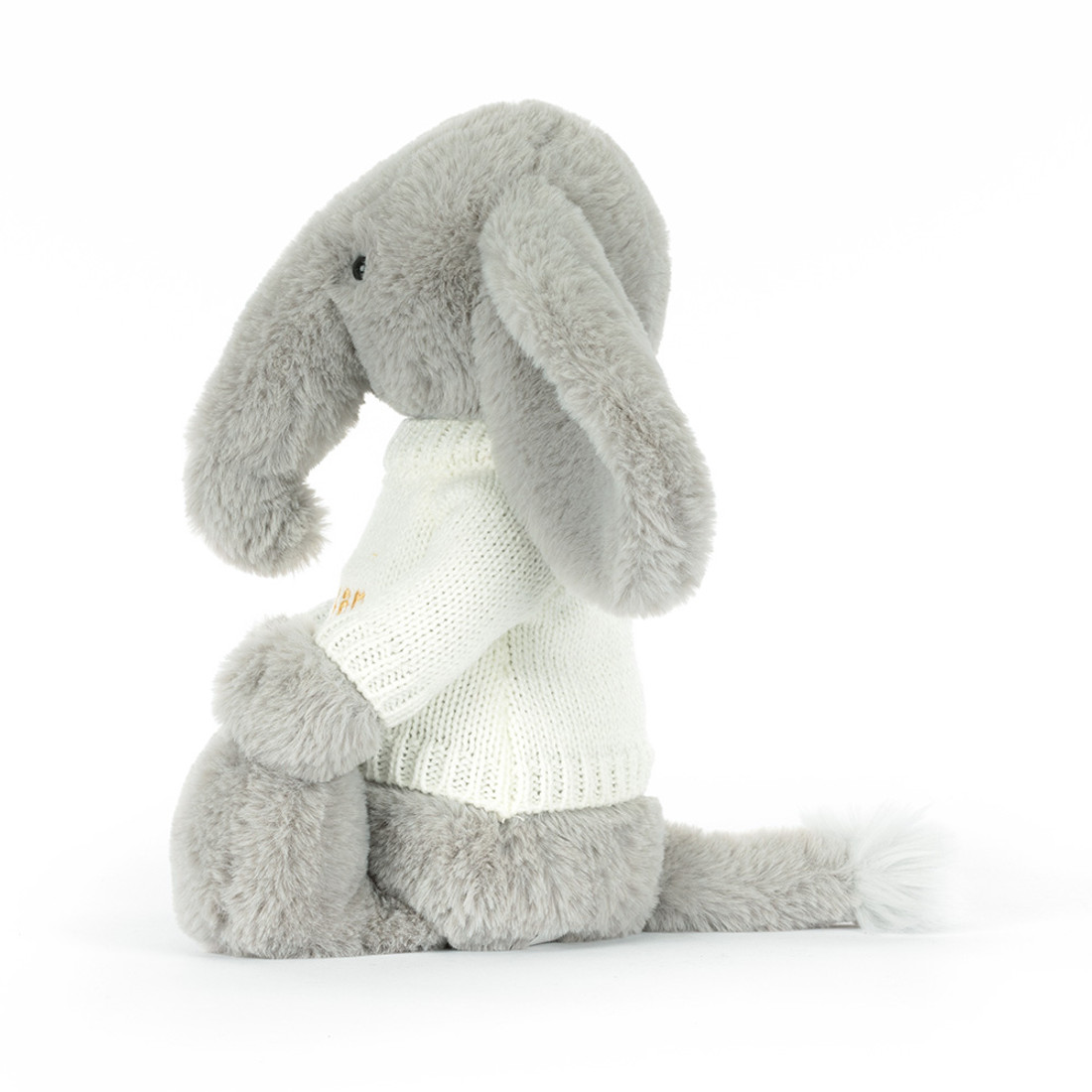 Bashful Luxe Elephant Thuddeus with Personalised Cream Jumper
