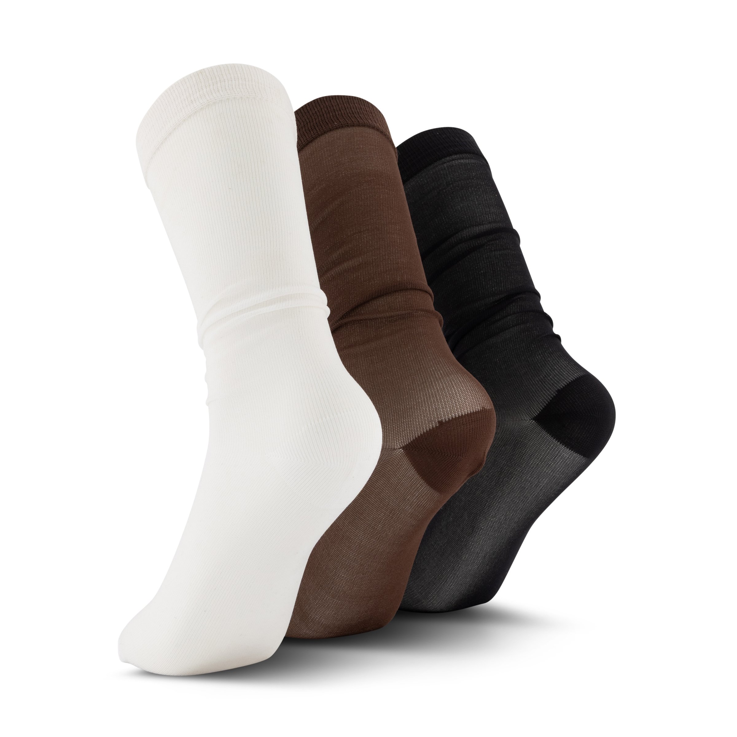 Hype Socks Sheer Crew Socks 3-Pack