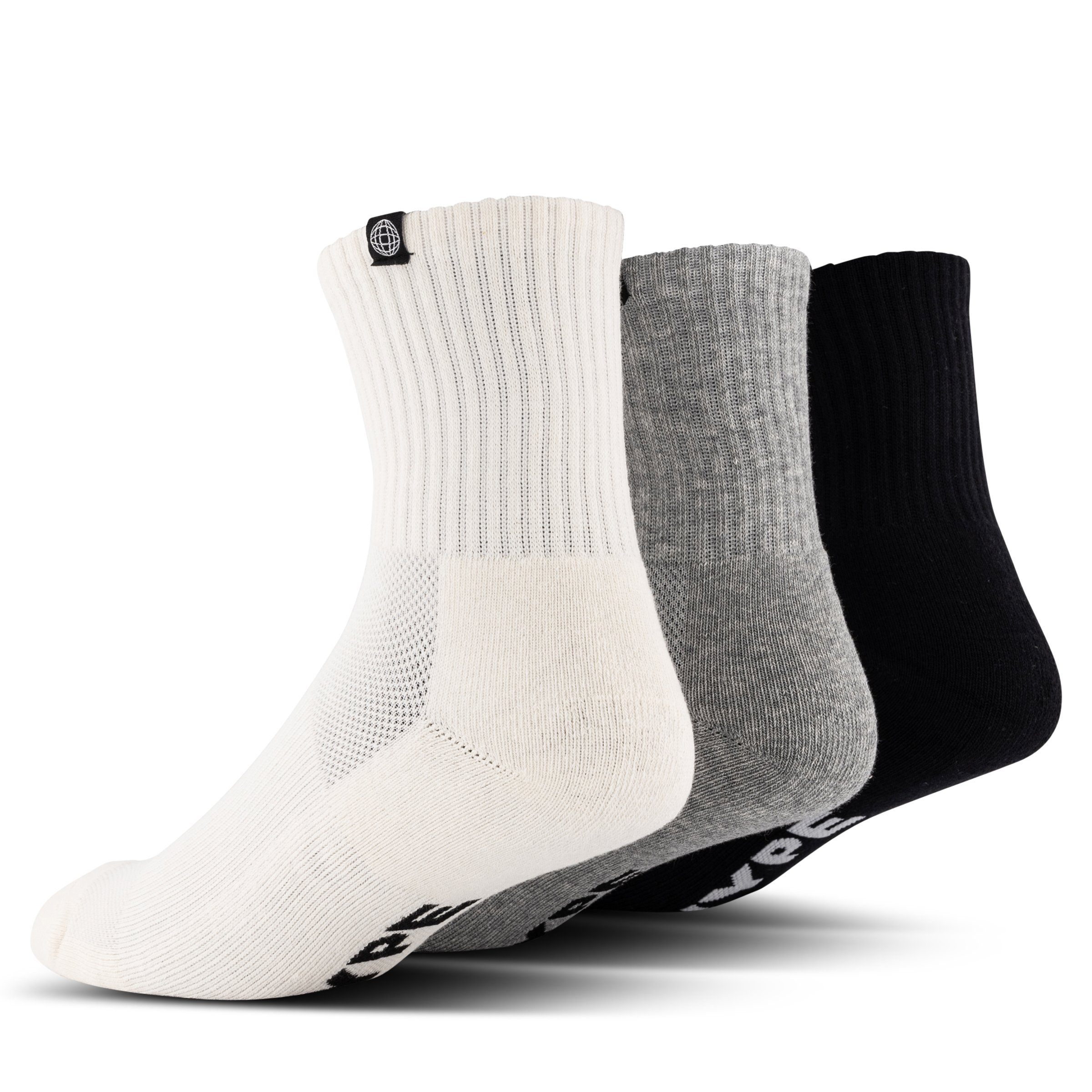 Hype DC Half Crew Socks 3-Pack
