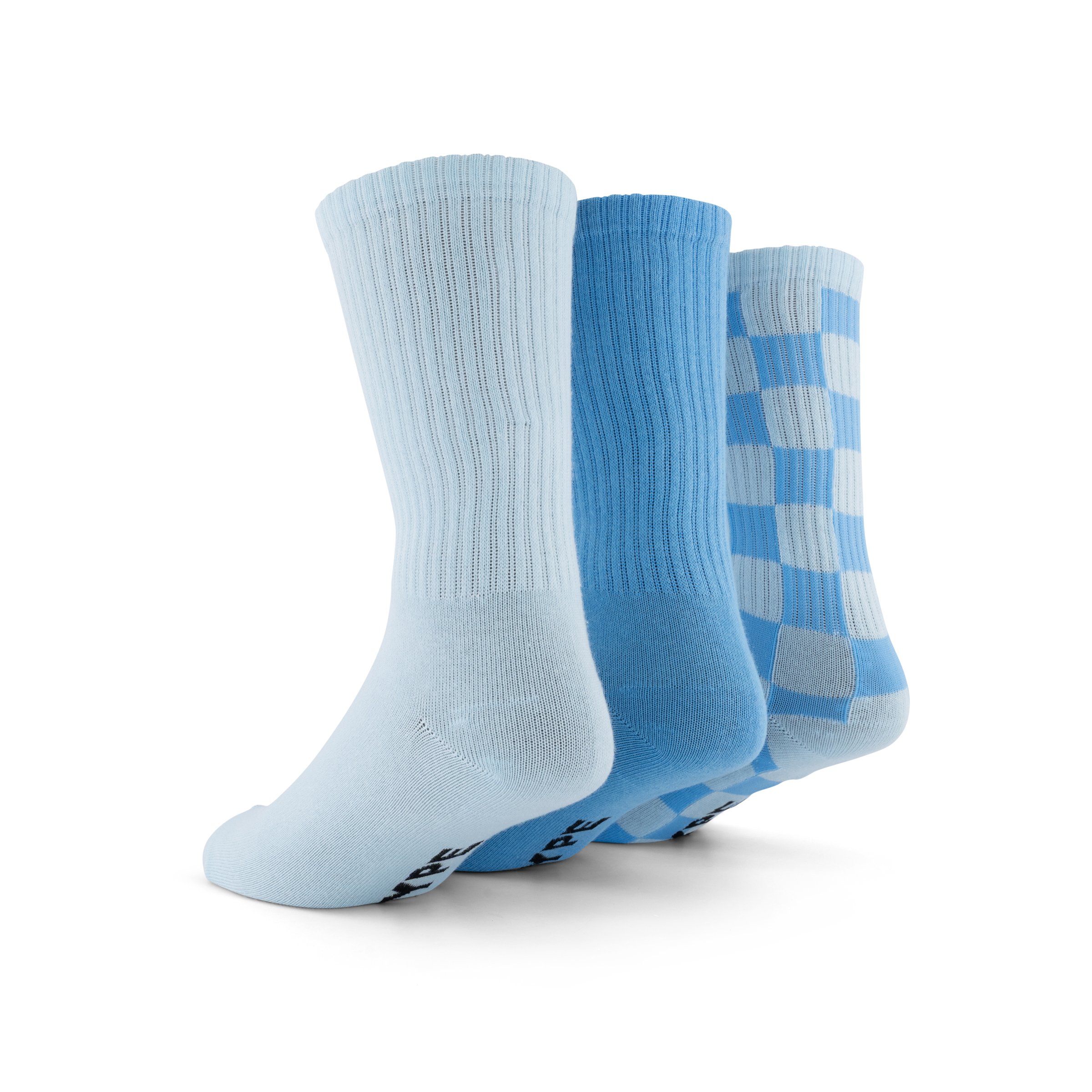 Hype DC Checker Crew Socks 3-Pack