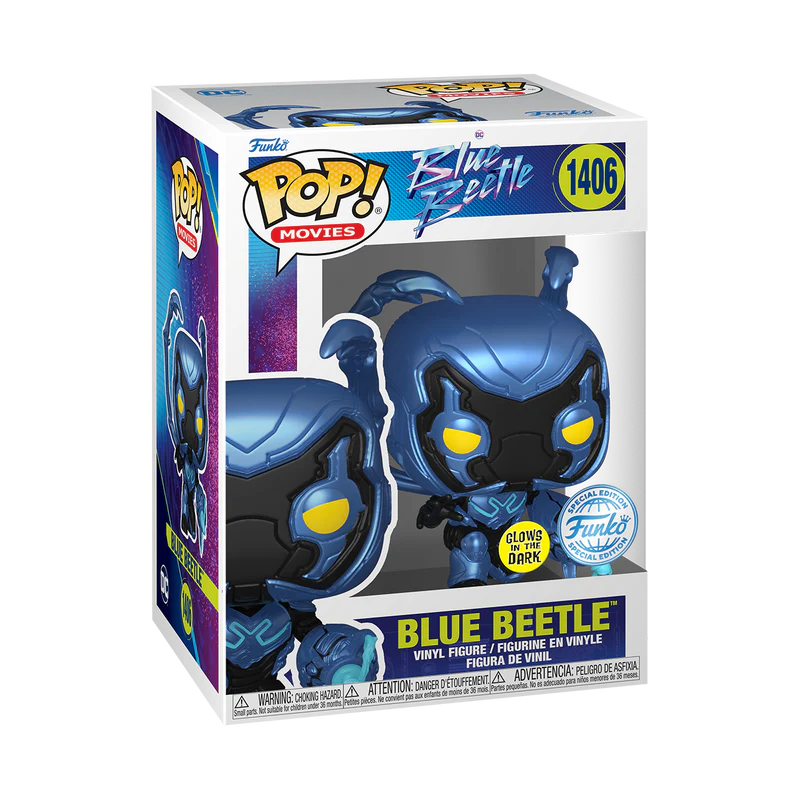 BLUE BEETLE WITH WEAPON (GLOW)