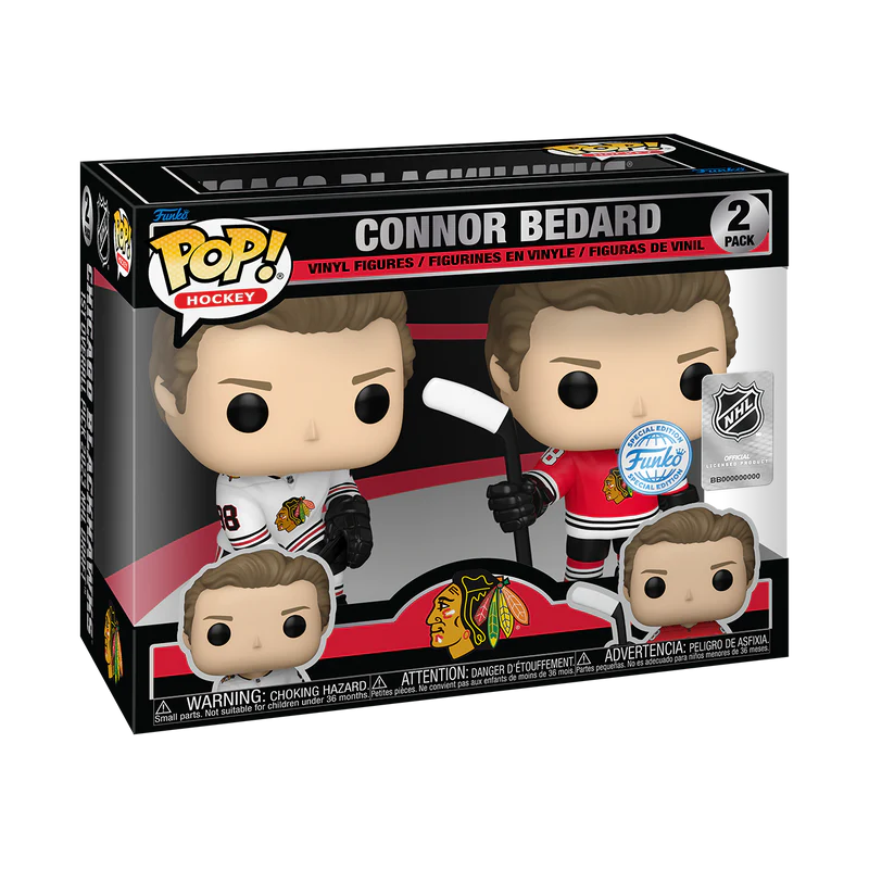 CONNOR BEDARD - NHL: BLACKHAWKS POP! 2-PACK