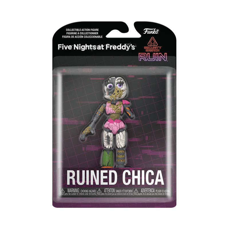 RUINED CHICA - FIVE NIGHTS AT FREDDY'S ACTION FIGURE