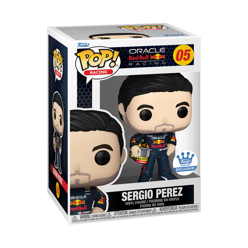 SERGIO PEREZ (WITH HELMET) - ORACLE RED BULL RACING