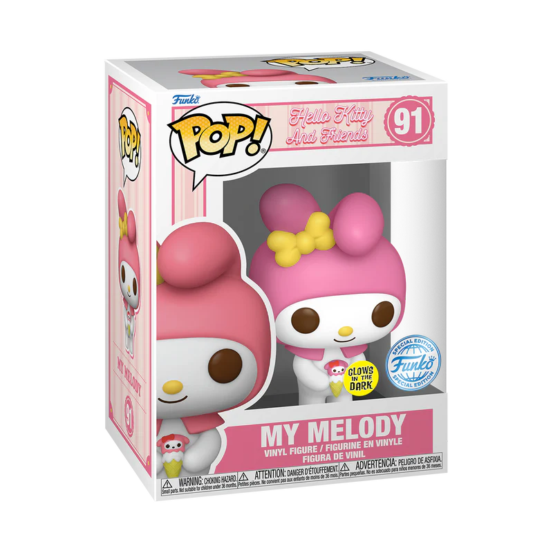 MY MELODY (GLOW) - HELLO KITTY AND FRIENDS