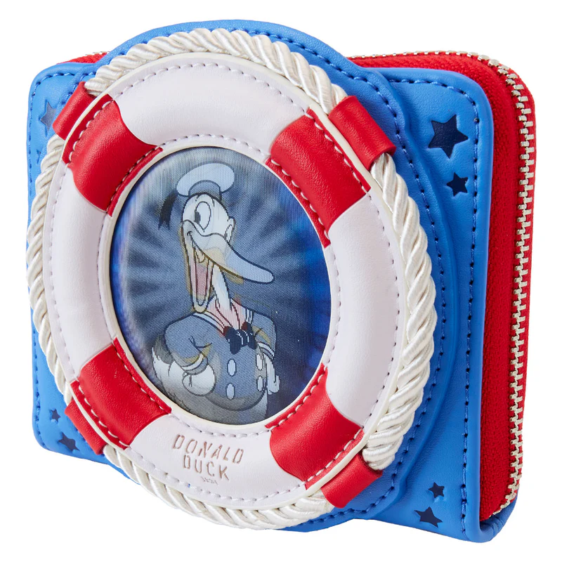 DONALD DUCK 90TH ANNIVERSARY ZIP AROUND WALLET - DISNEY