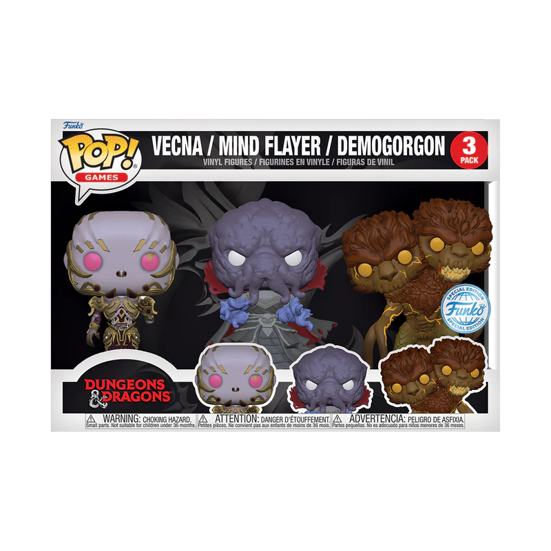 VECNA, MIND FLAYER, DEMOGORGON - DUNGEONS & DRAGONS