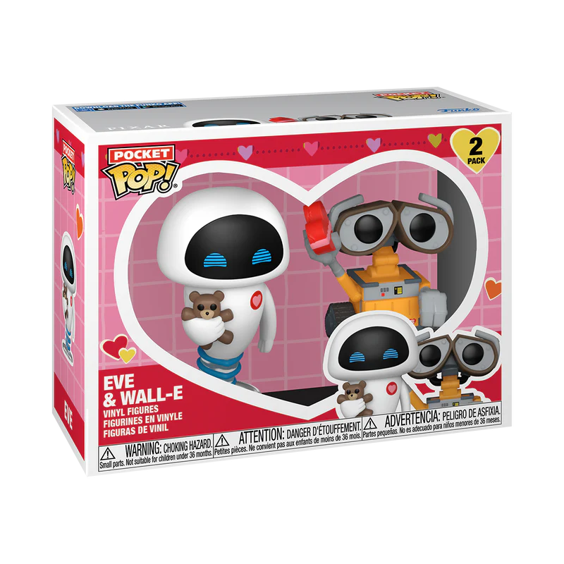 EVE AND WALL-E - PIXAR