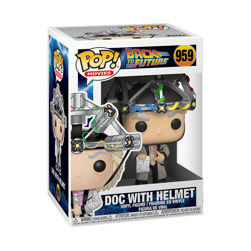 DOC WITH HELMET - BACK TO THE FUTURE