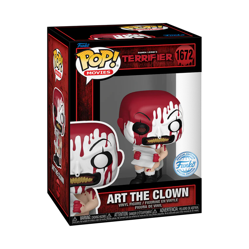 ART THE CLOWN WITH NEWSPAPER - TERRIFIER