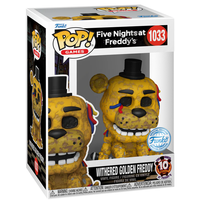 WITHERED GOLDEN FREDDY - FIVE NIGHTS AT FREDDY'S