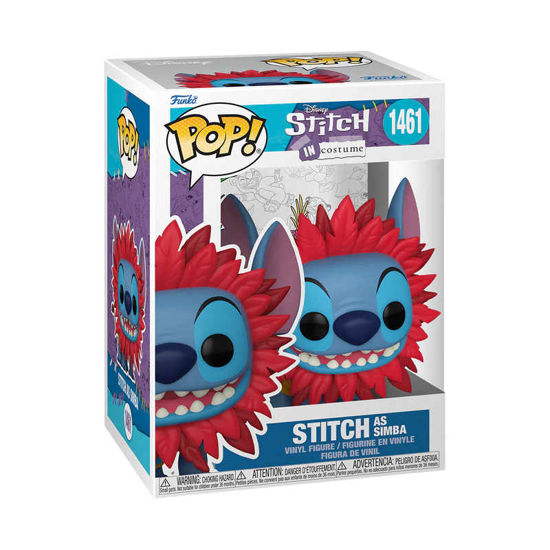 STITCH AS SIMBA - STITCH IN COSTUME