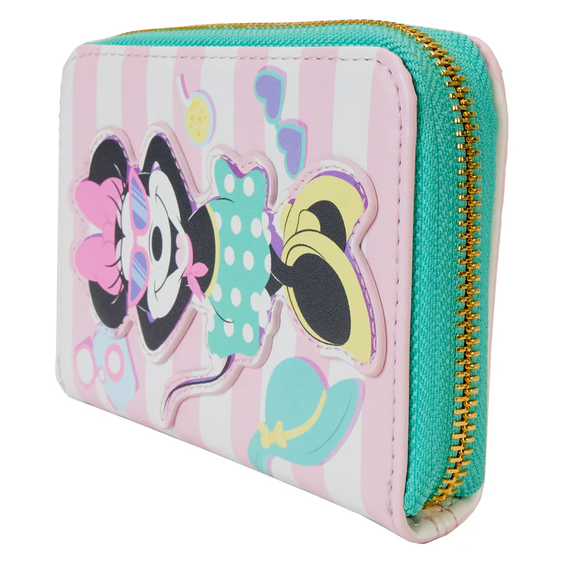 MINNIE MOUSE VACATION STYLE ZIP AROUND WALLET - DISNEY