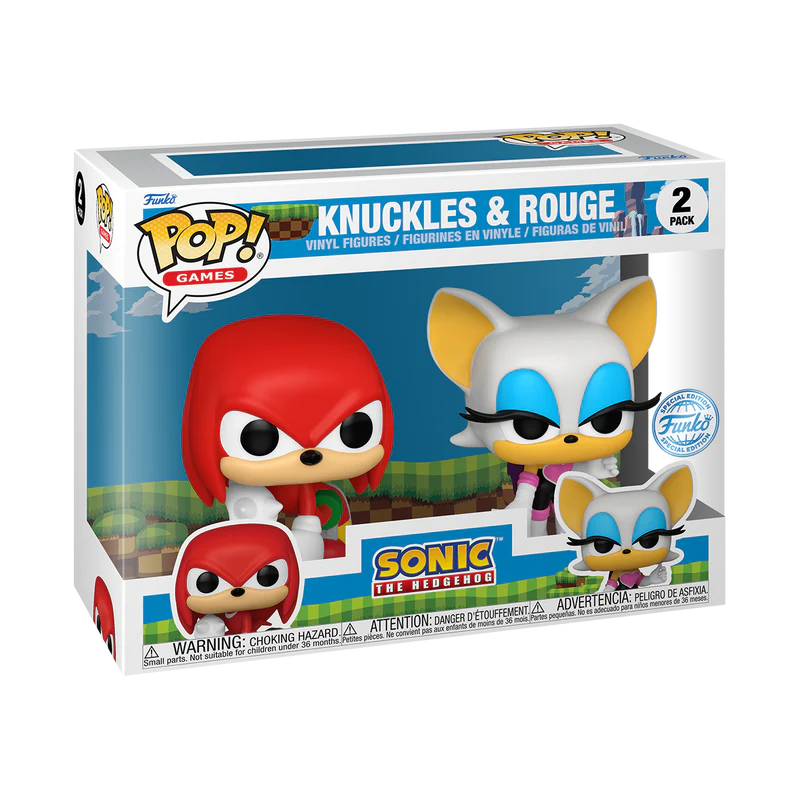 KNUCKLES AND ROUGE - SONIC THE HEDGEHOG