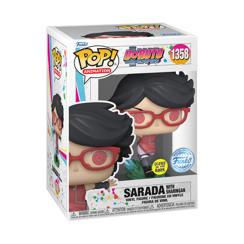 SARADA WITH SHARINGAN (GLOW) - BORUTO: NARUTO NEXT GENERATION