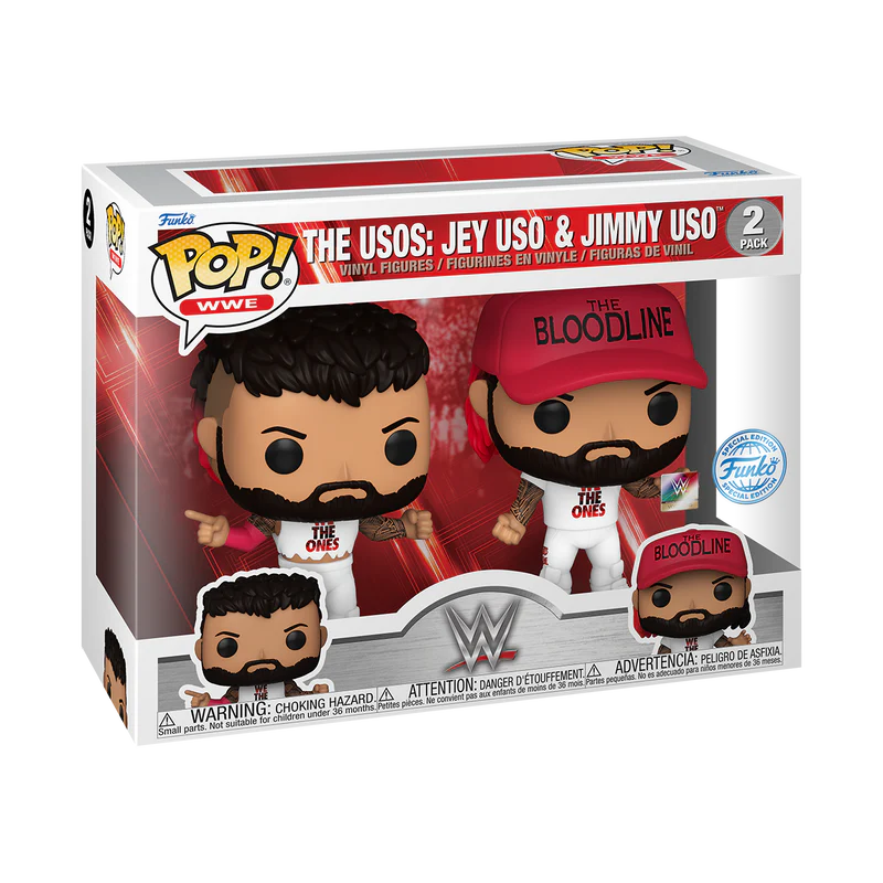 THE USOS: JEY USO AND JIMMY USO - WWE POP! 2-PACK