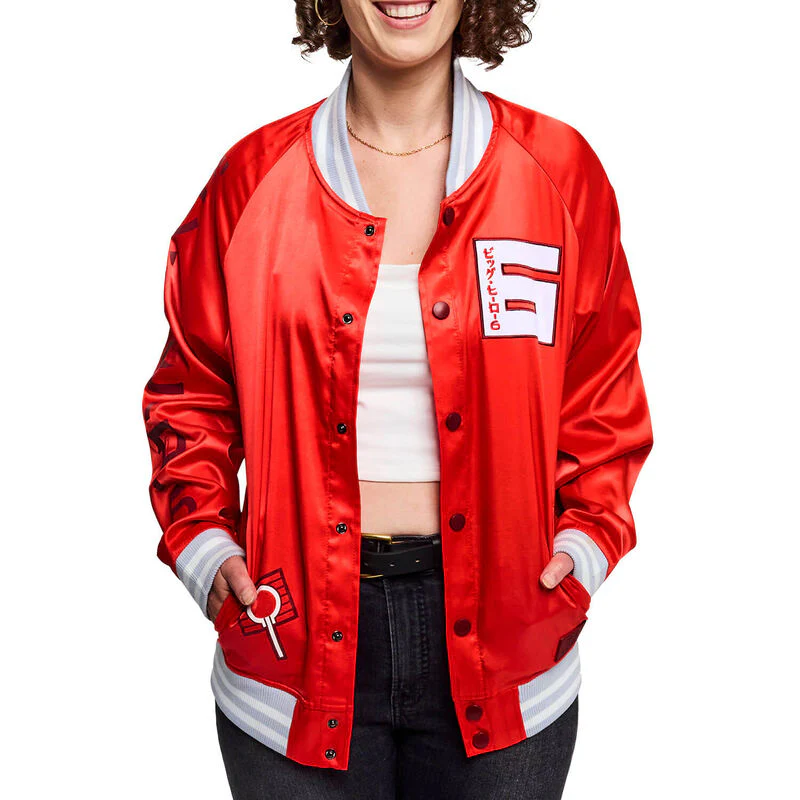 BIG HERO 6 10TH ANNIVERSARY SATIN BOMBER JACKET - DISNEY
