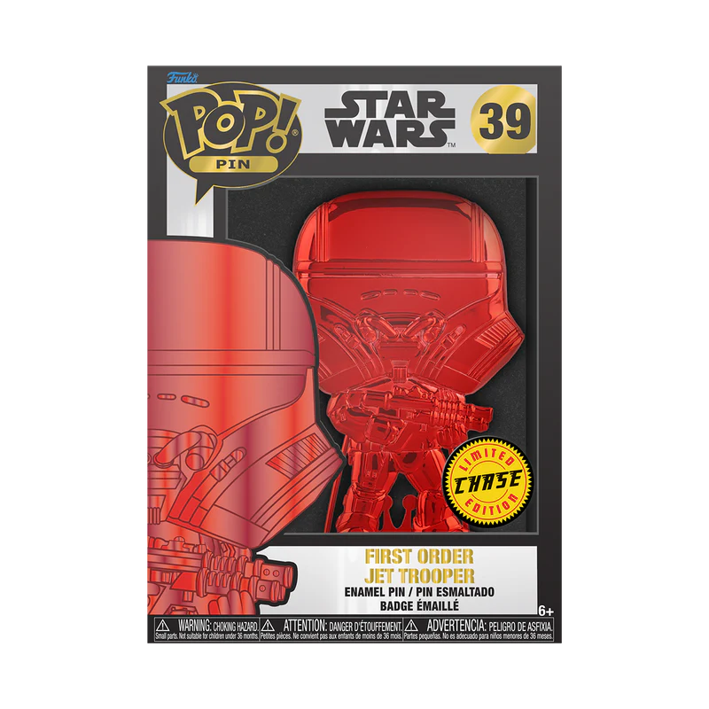 FIRST ORDER JET TROOPER POP! PIN - STAR WARS