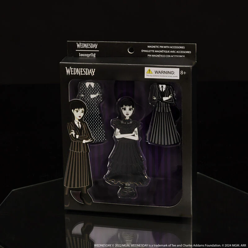 WEDNESDAY ADDAMS PAPER DOLL PIN - MGM